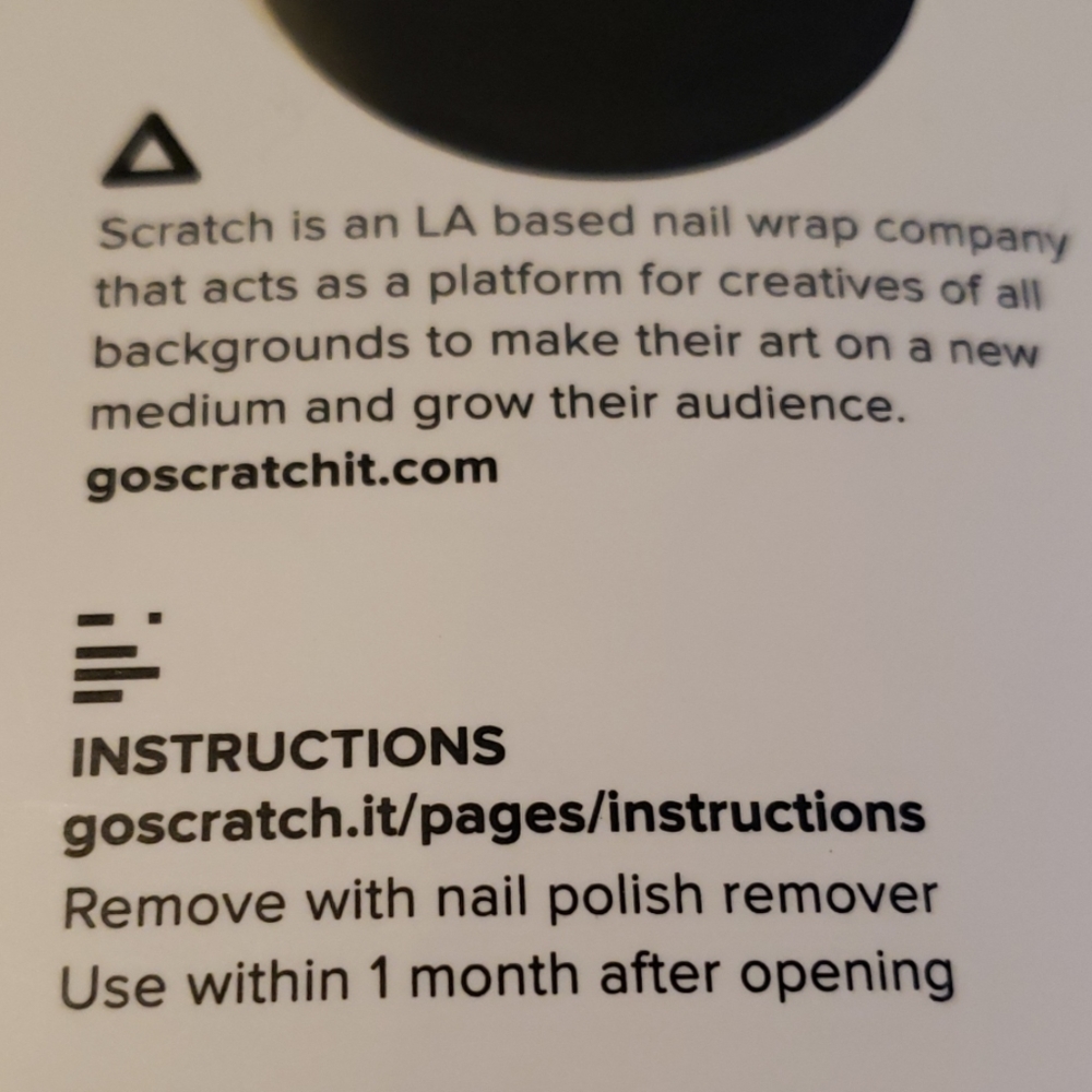 Scratch Limited Edition Nail Wraps - Picture 6 of 6